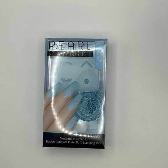 Press On Nail Art Bundle 90 Nails Celestial Stickers Pearl Kit Nail Glue - Picture 2 of 7